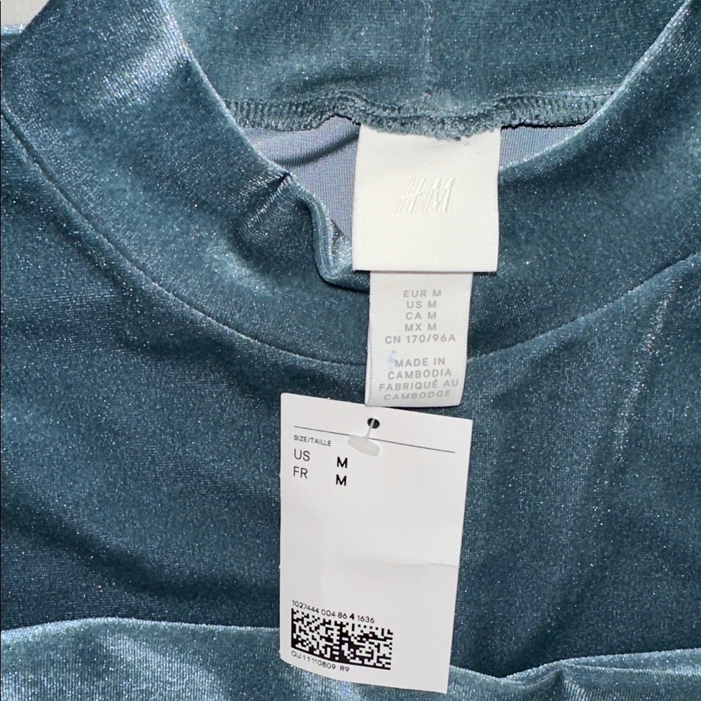 H&M Teal Long Sleeve Dress - Picture 13 of 16